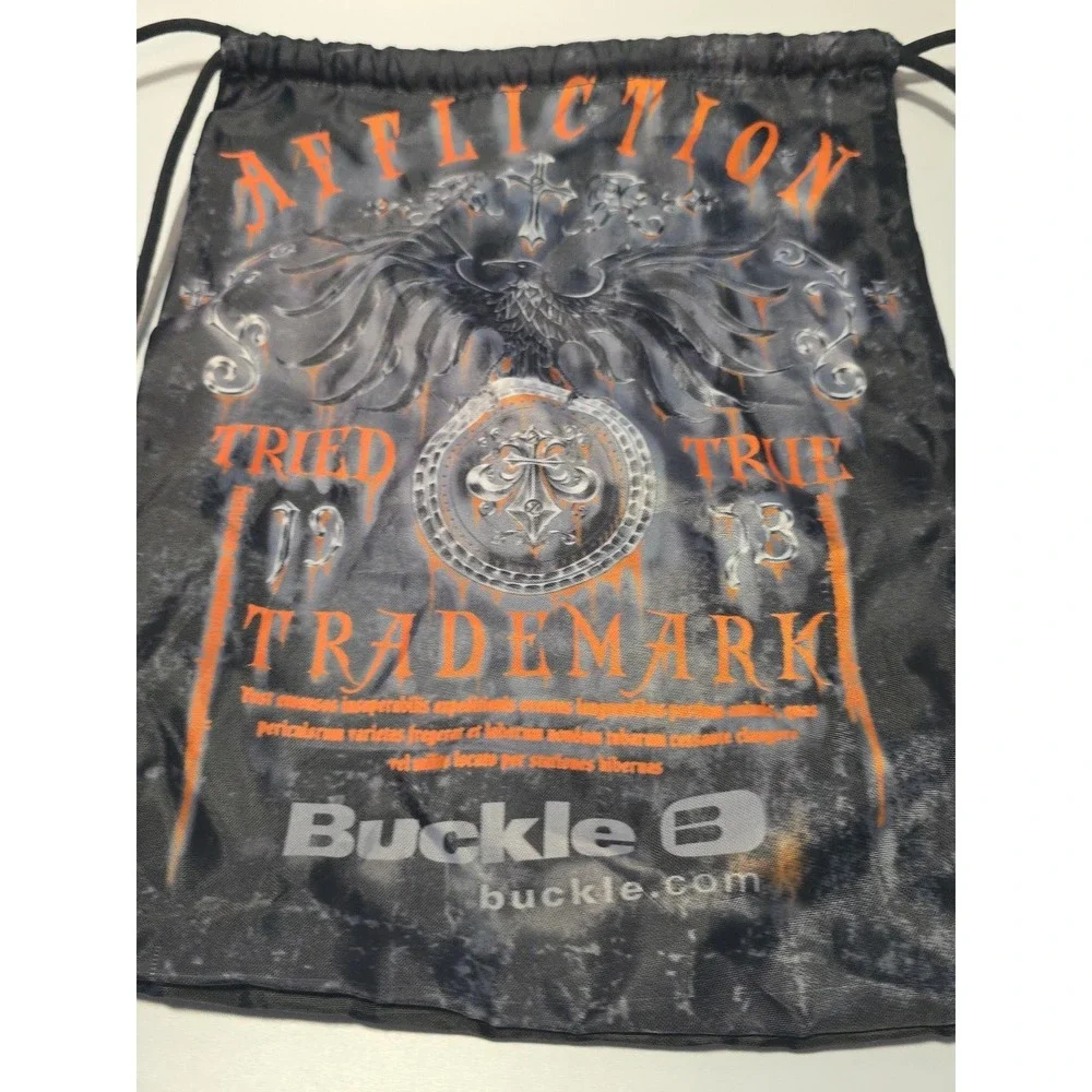 AFFLICTION Light Weight Drawstring‎ Back Pack/Bag. [C3]